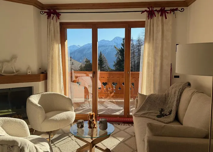 Romantic Alpine Retreat In 公寓 克莱恩 蒙塔纳